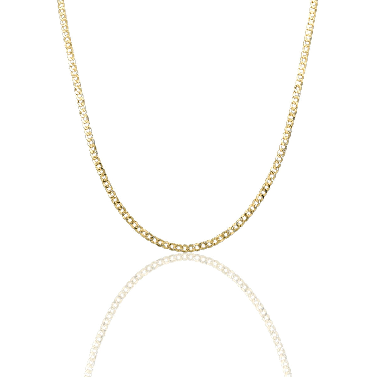 Collana Oro Giallo Oro 18 carati Catena Groumette Solo Oro cm.50