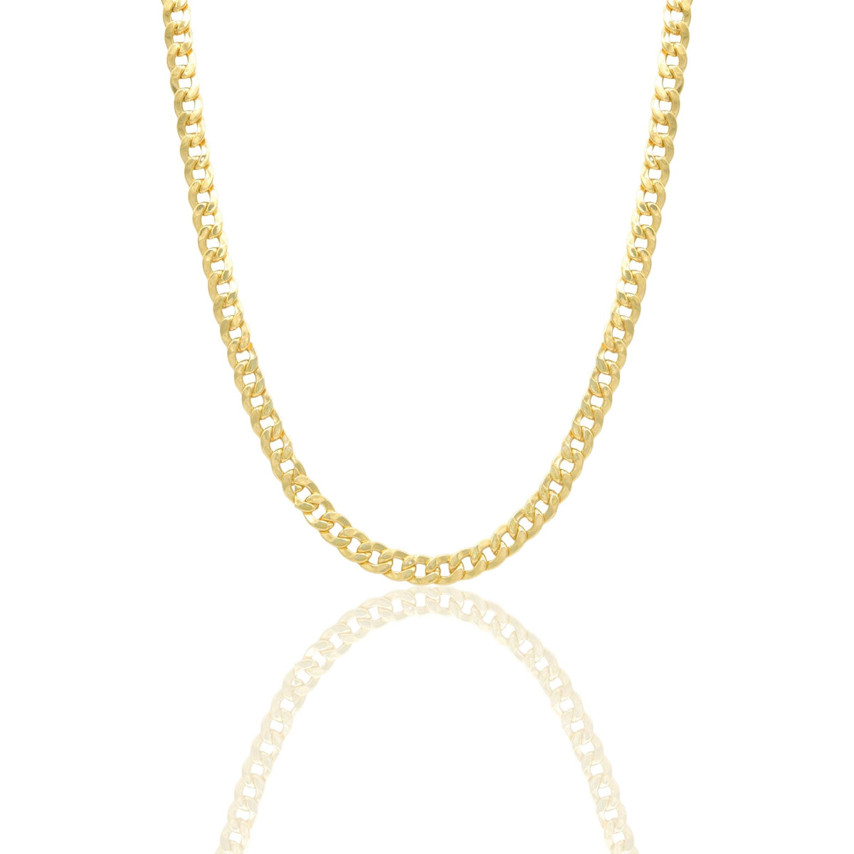 Collana Oro Giallo Oro 18 carati Catena Groumette Solo Oro cm.50