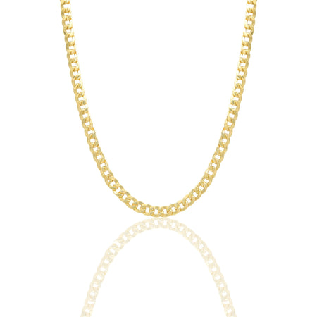 Collana Oro Giallo Oro 18 carati Catena Groumette Solo Oro cm.50