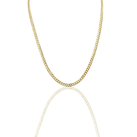 Collana Oro Giallo Oro 18 carati Catena Groumette Solo Oro cm.60