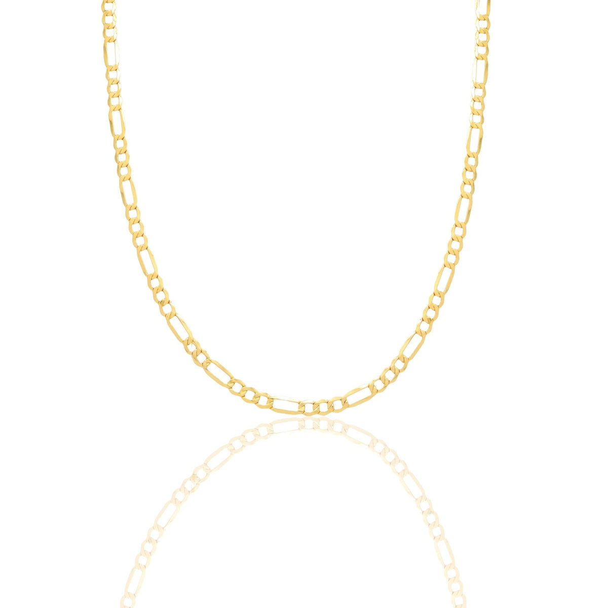 Collana Oro Giallo Oro 18 carati Catena Maglia   3+1 Solo Oro cm.60