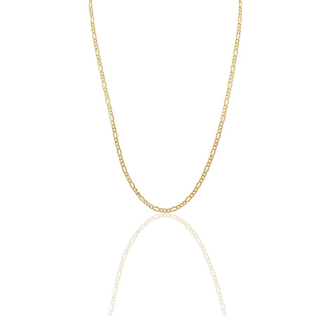 Collana Oro Giallo Oro 18 carati Catena Maglia   3+1 Solo Oro cm.50