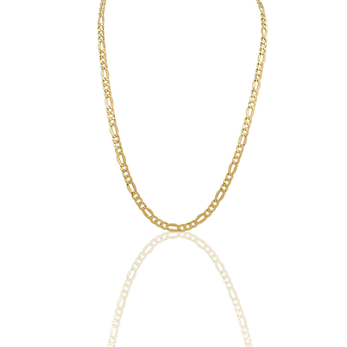 Collana Oro Giallo Oro 18 carati Catena Maglia   3+1 Solo Oro cm.50