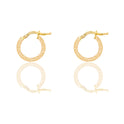 Orecchini Oro Giallo Oro 18 carati Cerchio  Solo Oro Spessore mm. 2 diametro interno cm.1,5