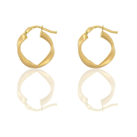 Orecchini Oro Giallo Oro 18 carati Cerchio  Solo Oro diametro interno cm.1,5