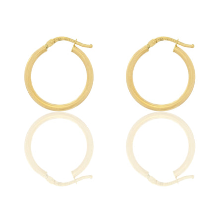 Orecchini Oro Giallo Oro 18 carati Cerchio  Solo Oro Spessore mm. 2 diametro interno cm.2,5