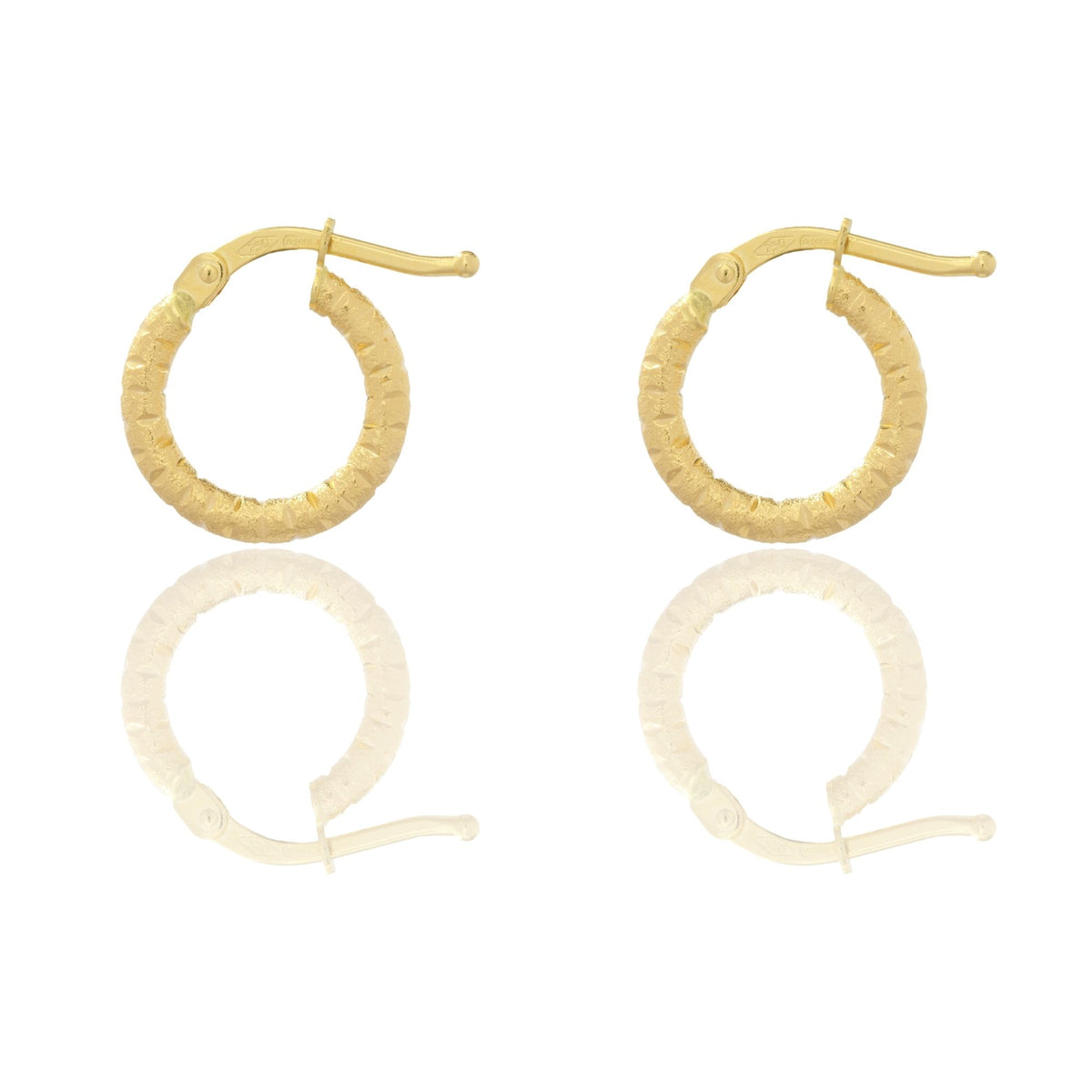 Orecchini Oro Giallo Oro 18 carati Cerchio  Solo Oro Spessore mm. 2 diametro interno cm.0,80