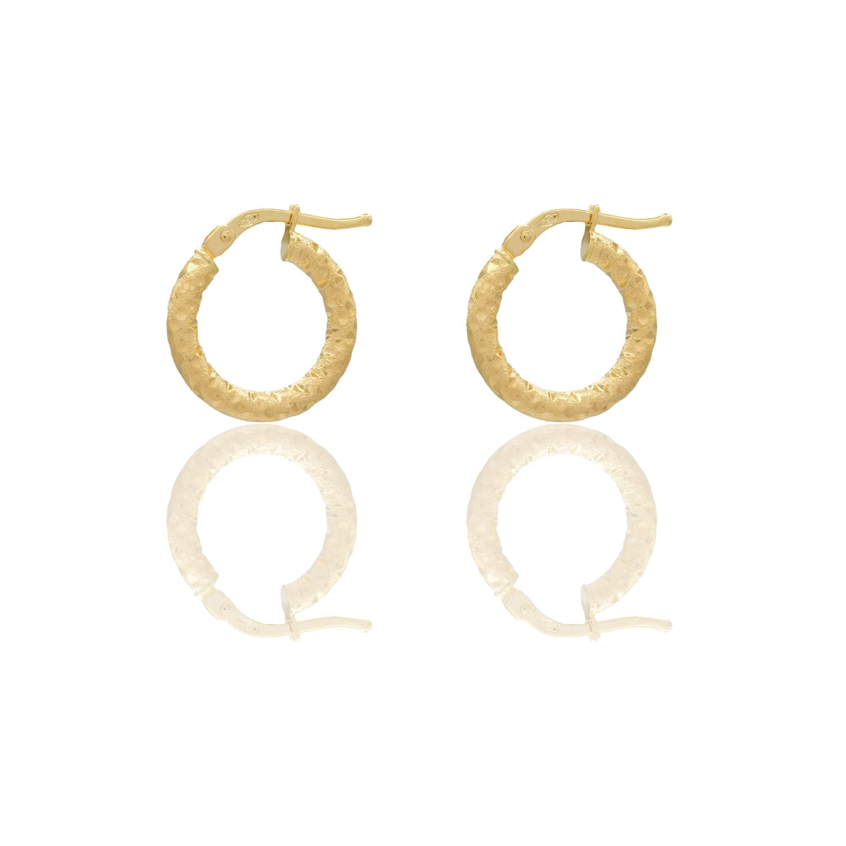 Orecchini Oro Giallo Oro 18 carati Cerchio  Solo Oro Spessore mm. 2 diametro interno cm.1