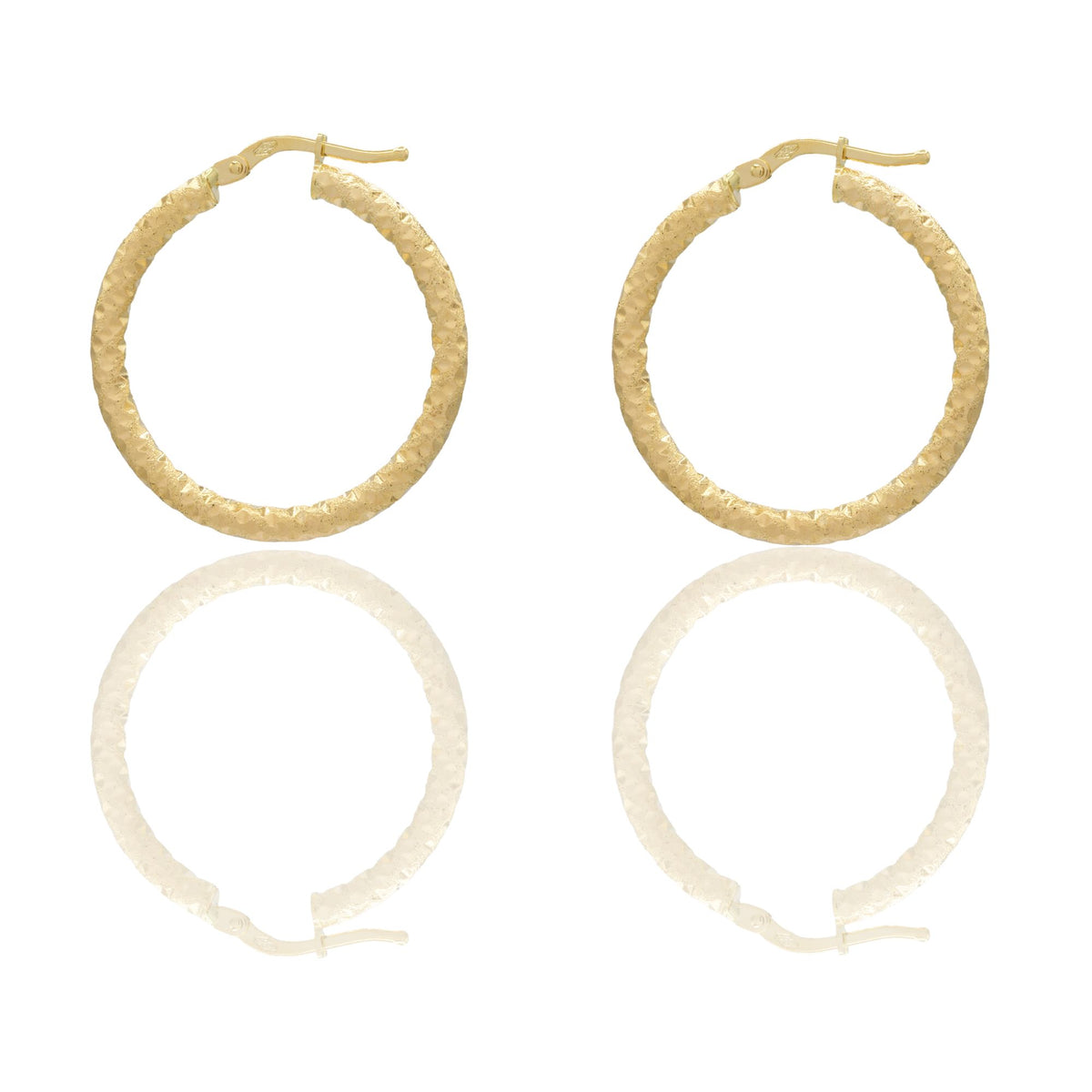 Orecchini Oro Giallo Oro 18 carati Cerchio  Solo Oro Spessore mm. 2 diametro interno cm.2