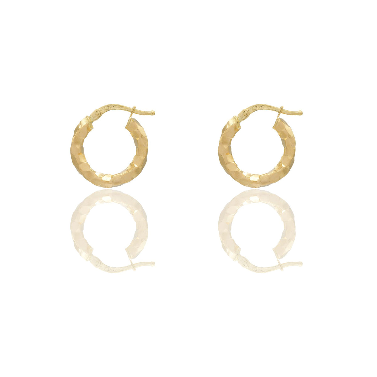 Orecchini Oro Giallo Oro 18 carati Cerchio  Solo Oro Spessore mm. 3 diametro interno cm.2