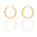 Orecchini Oro Giallo Oro 18 carati Cerchio  Solo Oro Spessore mm. 2 diametro interno cm.3