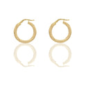 Orecchini Oro Giallo Oro 18 carati Cerchio  Solo Oro Spessore mm. 2,5 diametro interno cm.1,5