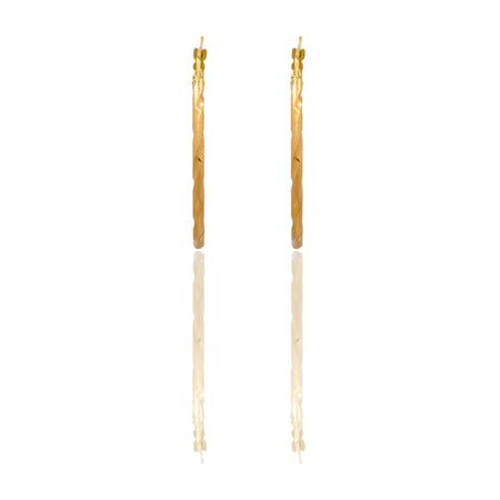 Orecchini Oro Giallo Oro 18 carati Cerchio  Solo Oro Spessore mm. 2 diametro interno cm.3
