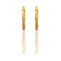 Orecchini Oro Giallo Oro 18 carati Cerchio  Solo Oro Spessore mm. 2,5 diametro interno cm.2