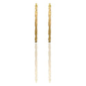 Orecchini Oro Giallo Oro 18 carati Cerchio  Solo Oro Spessore mm. 2,5 diametro interno cm.4,5