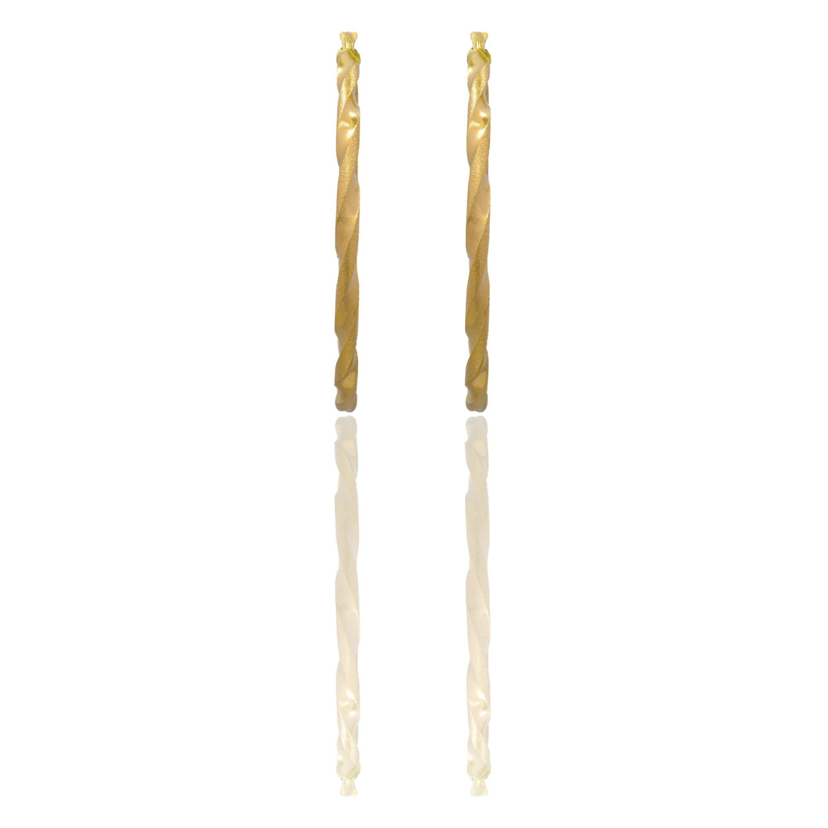 Orecchini Oro Giallo Oro 18 carati Cerchio  Solo Oro Spessore mm. 2,5 diametro interno cm.4,5