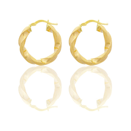 Orecchini Oro Giallo Oro 18 carati Cerchio  Solo Oro Spessore mm. 4 diametro interno cm.2