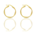 Orecchini Oro Giallo Oro 18 carati Cerchio  Solo Oro Spessore mm. 3 diametro interno cm.2,5