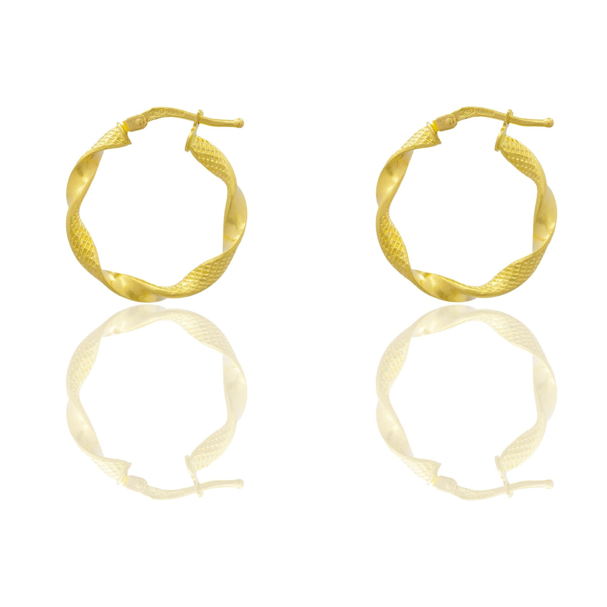 Orecchini Oro Giallo Oro 18 carati Cerchio  Solo Oro Spessore mm. 2.5 diametro interno cm.1,5