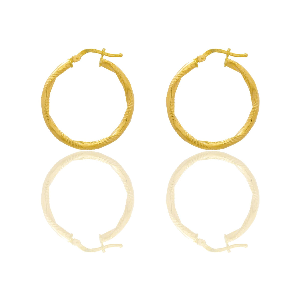 Orecchini Oro Giallo Oro 18 carati Cerchio  Solo Oro Spessore mm. 2 diametro interno cm.2