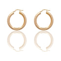 Orecchini Oro Giallo Oro 18 carati Cerchio  Solo Oro diametro interno cm.2