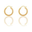 Orecchini Oro Giallo Oro 18 carati Cerchio  Solo Oro Spessore mm. 3 diametro interno cm.2