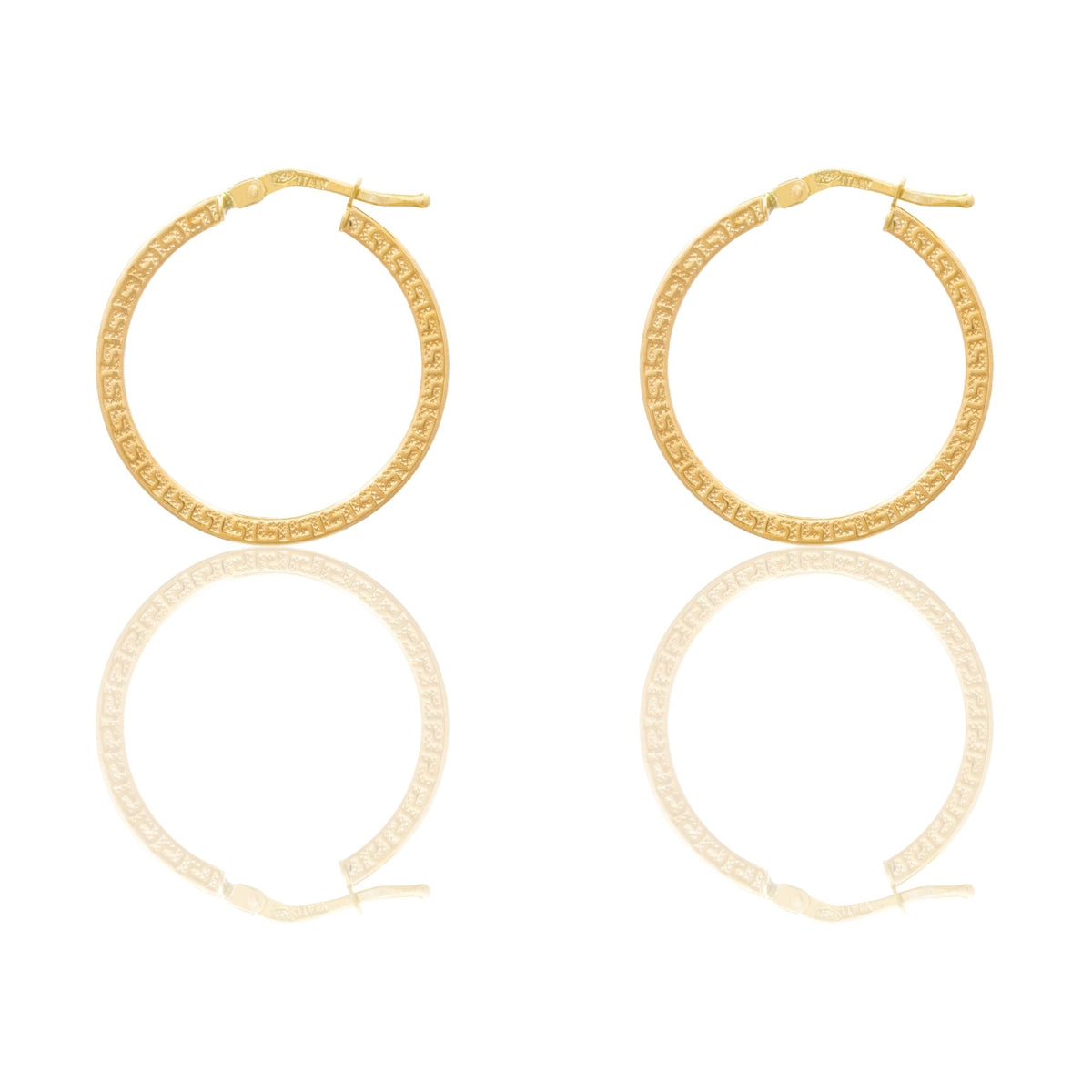 Orecchini Oro Giallo Oro 18 carati Cerchio  Solo Oro Spessore mm. 2 diametro interno cm.2,5
