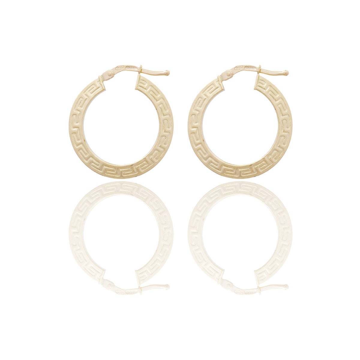 Orecchini Oro Giallo Oro 18 carati Cerchio  Solo Oro Spessore mm. 3 diametro interno cm.1,5