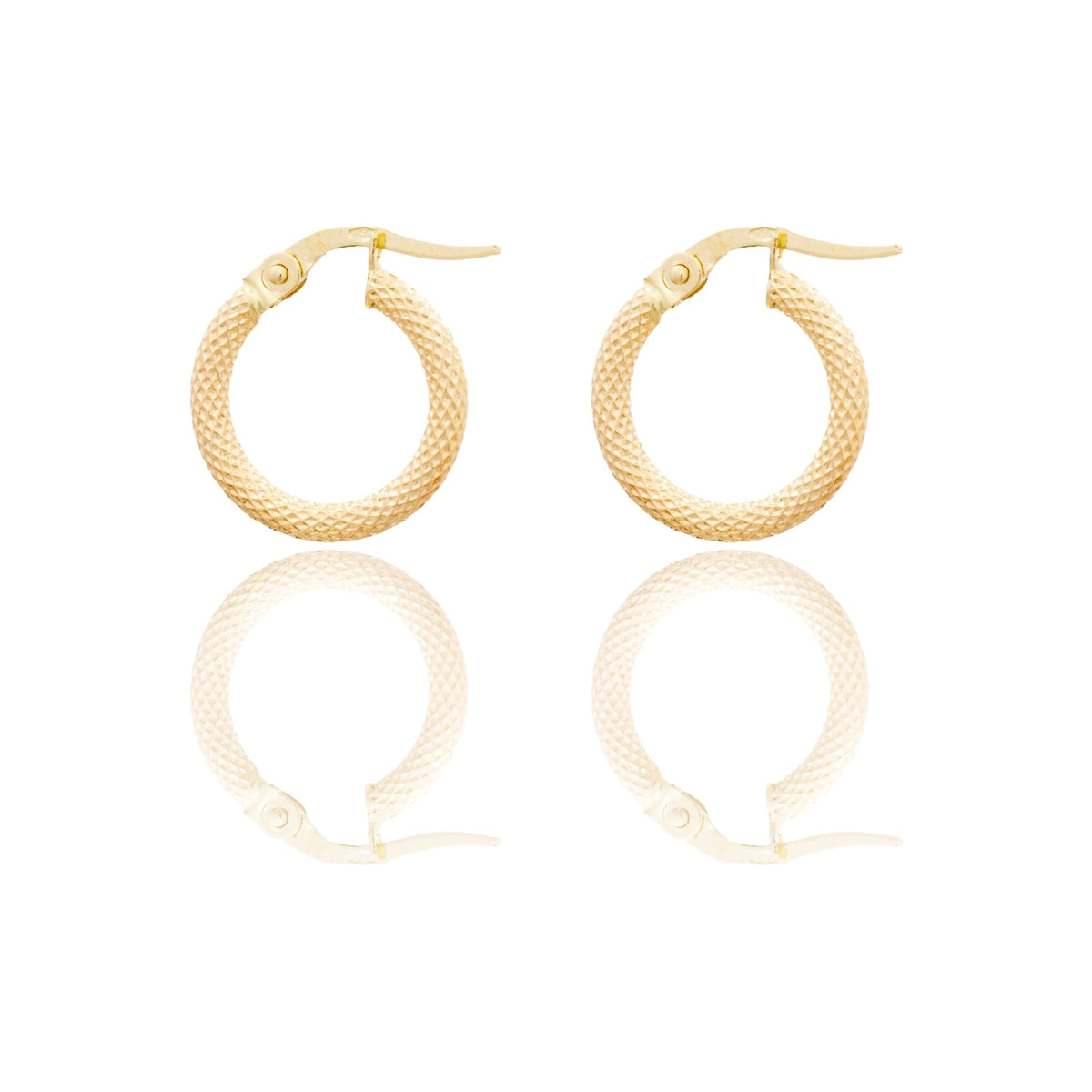 Orecchini Oro Giallo Oro 18 carati Cerchio  Solo Oro Spessore mm. 2 diametro interno cm.1