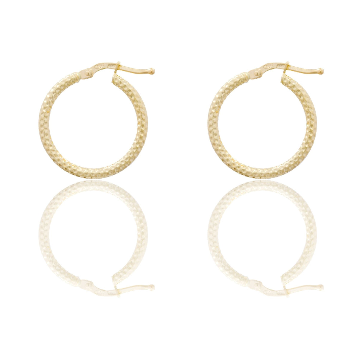 Orecchini Oro Giallo Oro 18 carati Cerchio  Solo Oro Spessore mm. 2 diametro interno cm.1,5