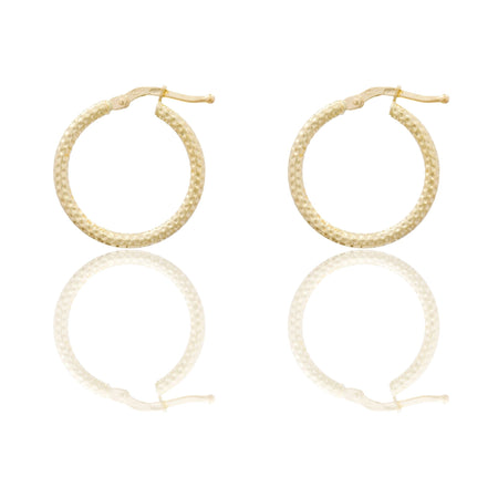 Orecchini Oro Giallo Oro 18 carati Cerchio  Solo Oro Spessore mm. 2 diametro interno cm.1,5