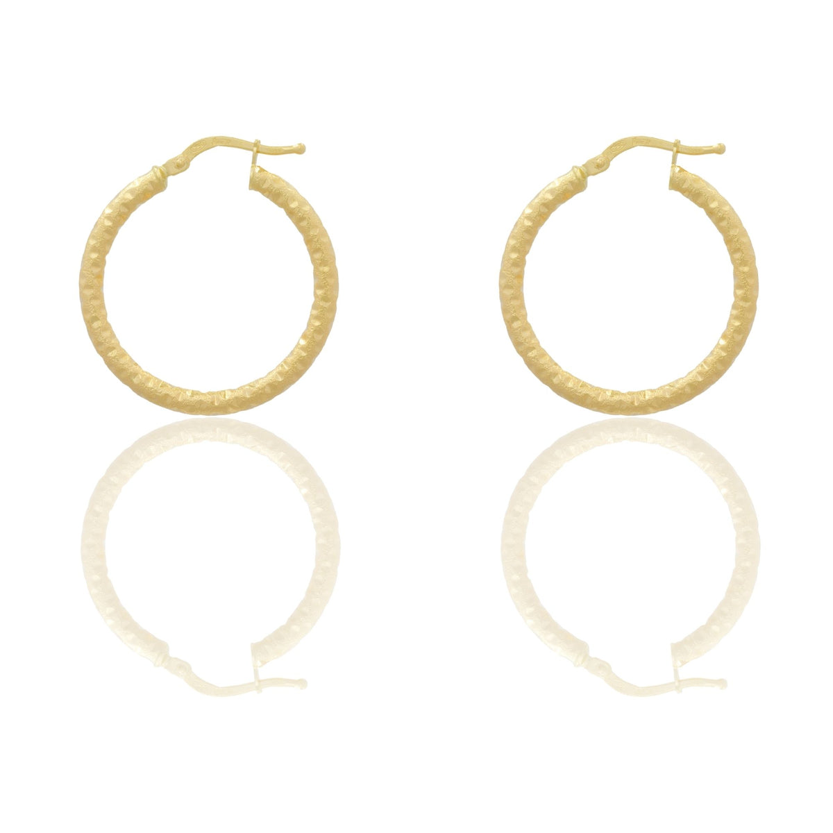 Orecchini Oro Giallo Oro 18 carati Cerchio  Solo Oro Spessore mm. 3 diametro interno cm.2,5