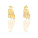 Orecchini Oro Giallo Oro 18 carati Cerchio Bombato Elettroformato Solo Oro spessore mm. 12 diametro cm.1,5