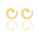 Orecchini Oro Giallo Elettroformato  Solo Oro  Lunghezza cm. 2