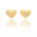 Orecchini Oro Giallo Elettroformato  Solo Oro Lunghezza cm. 1,5 larghezza 1,9 