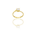 ANELLO DONNA SOLITARIO 4 GRIFFE