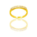 ANELLO DONNA MEZZA VERETTA GRIFFE TONDE