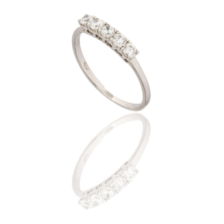 ANELLO DONNA VERETTA 5 PIETRE
