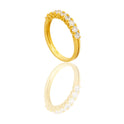ANELLO DONNA VERETTA A GRIFFE 9 PIETRE