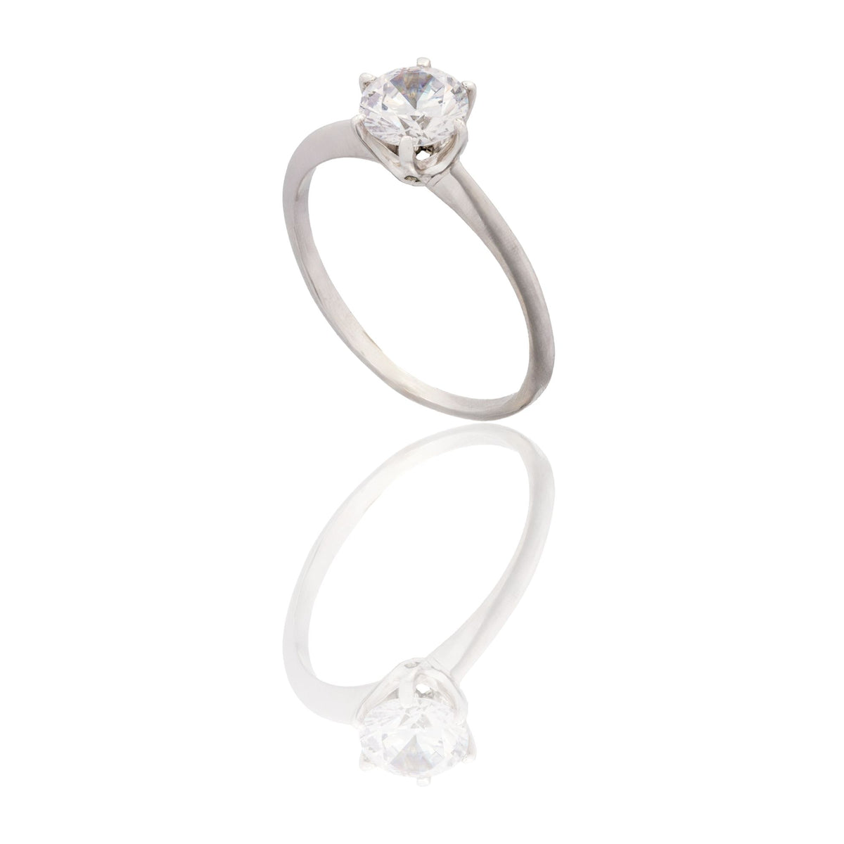 ANELLO DONNA  SOLITARIO 6 GRIFFE