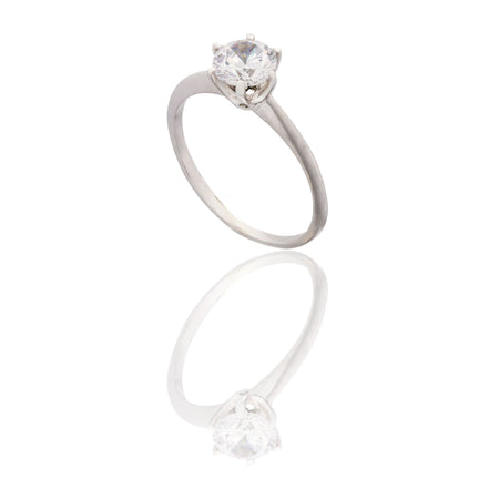 ANELLO DONNA  SOLITARIO 6 GRIFFE