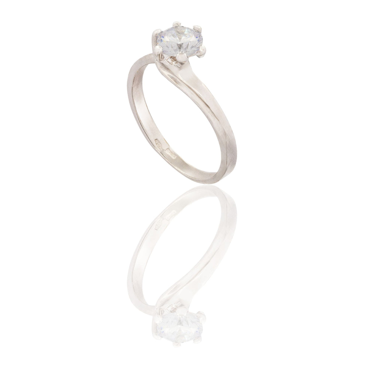 ANELLO DONNA SOLITARIO GAMBO FORATO