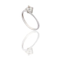 ANELLO DONNA SOLITARIO 4 GRIFFE MODELLO VALENTINO