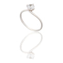 ANELLO DONNA SOLITARIO 4 GRIFFE MODELLO VALENTINO