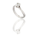 ANELLO DONNA SOLITARIO 4 GRIFFE