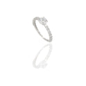 ANELLO DONNA MEZZA VERETTA PIETRA CENTRALE