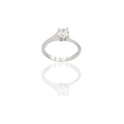 ANELLO DONNA SOLITARIO 4 GRIFFE