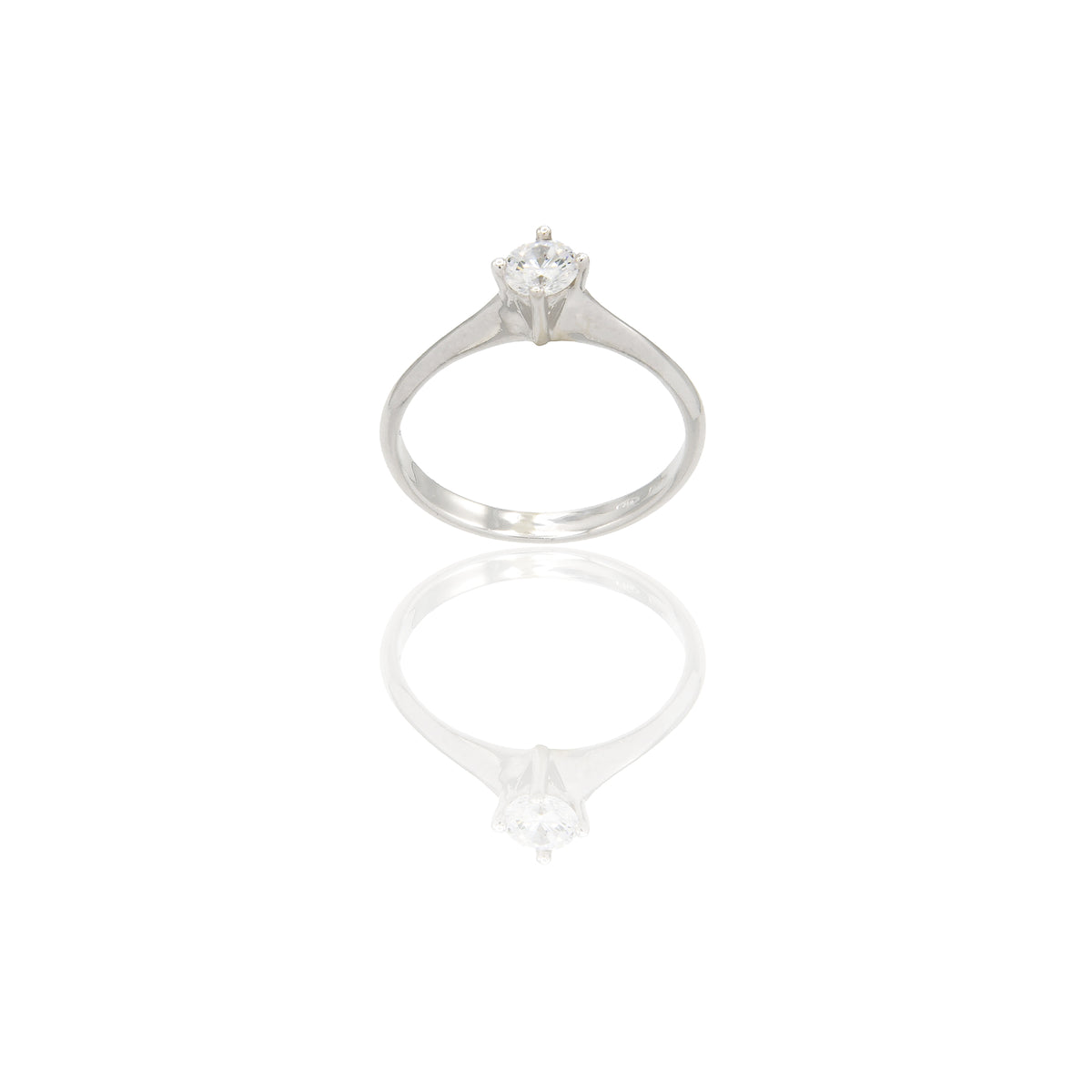 ANELLO DONNA SOLITARIO 4 GRIFFE