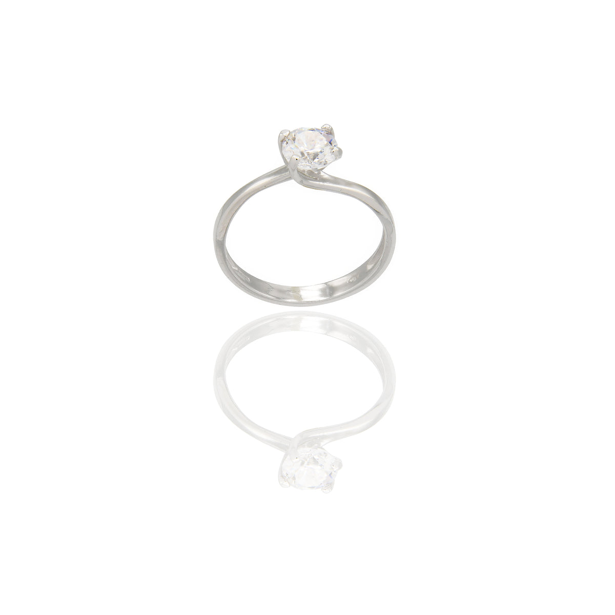 ANELLO DONNA SOLITARIO VALENTINO 4 GRIFFE
