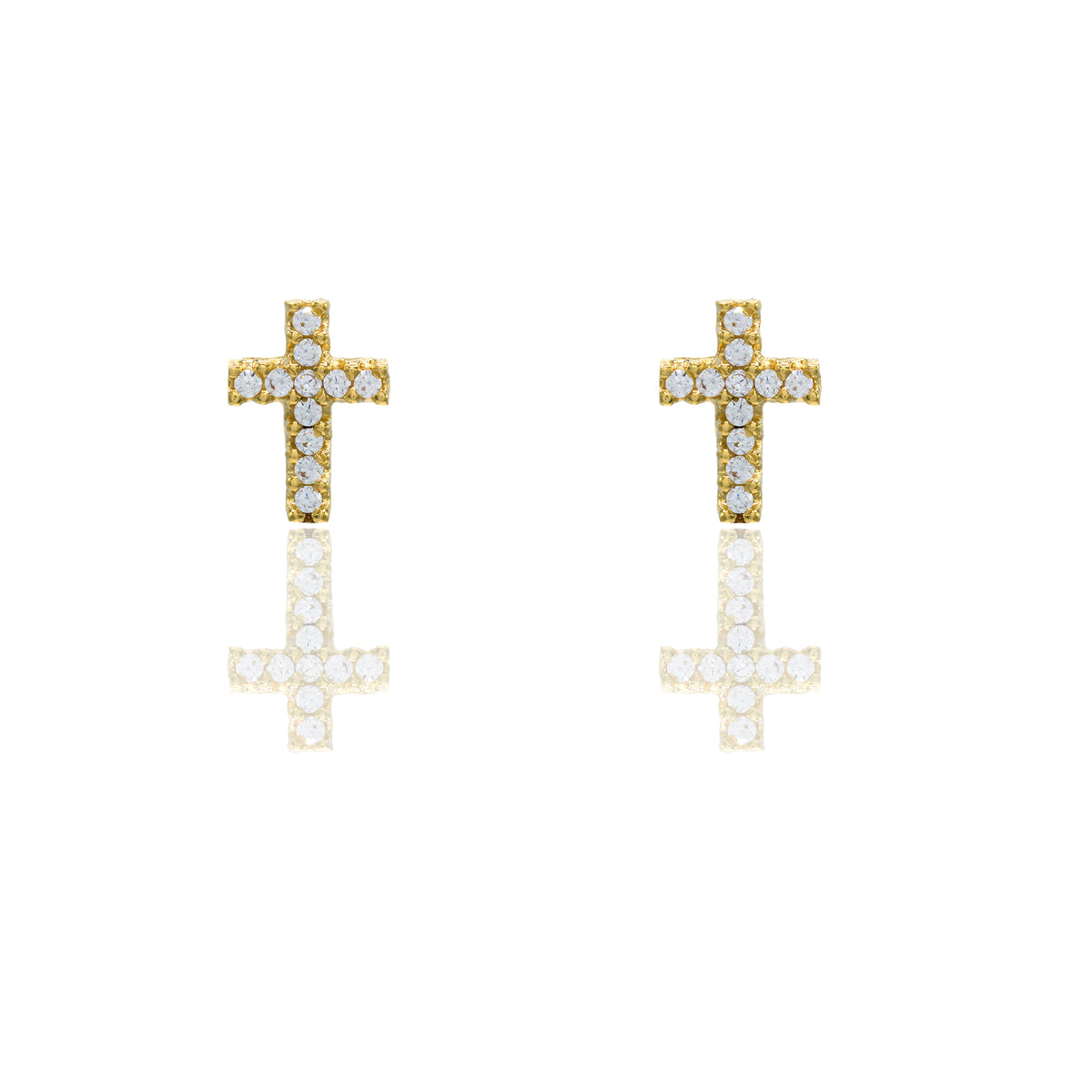 ORECCHINI LOBO CROCE PAVE'